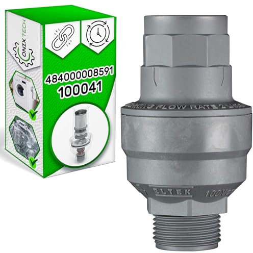 Aquastop Valve for Washing Machine and Dishwasher Water Pipe with Original Code 100041 for Eltek 484000008591 C00380127 for Bauknecht for Ignis for Whirlpool for Indesit - Warranty 5 Year - ONIX TECH