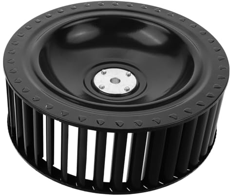 HOMSFOU Ventola per Cappa in Ferro Nero, Accessorio per Aspiratore Domestico, Resistente All’usura ai Danni, per Ventilazione Efficiente