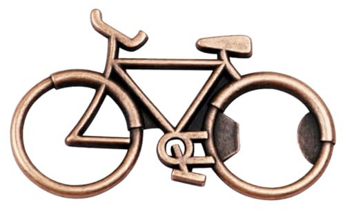 GXGM Apribottiglie Vintage per Bici con Confezione Regalo, Regali per Appassionati di Bici, Stappa Birra Papa Nonno Lui Marito Fidanzato Fratello Zio Compleanno San Valentino Festa del Papà, 1 pezzo