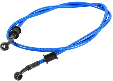 Haosie Tubo Freno Moto 50 cm, Flessibile Olio Freno Intrecciato in Acciaio per Dirt Bike, Enduro, Motocross e Street