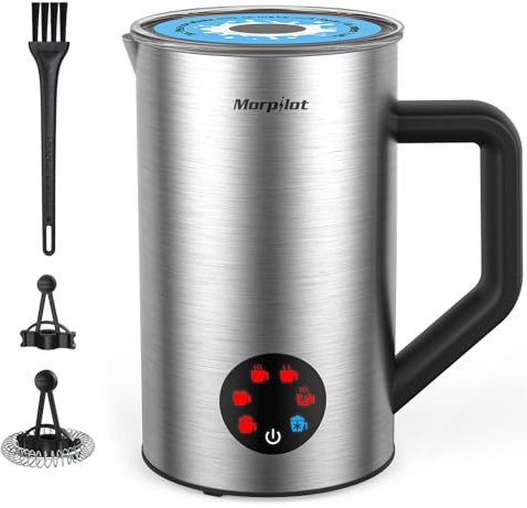 Morpilot Milchaufschäumer Elektrisch 6 in 1, 150-350ml