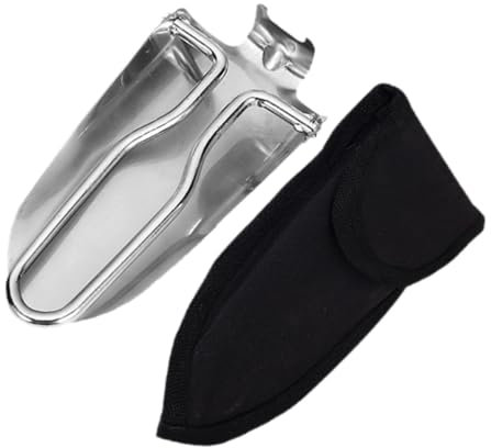 Yardenfun Klappbarer Campingspaten Kleiner Schaufel Aus Edelstahl Mit Tasche Für Gartenarbeit Und Outdoor Graben Multifunktionale Faltbare Notfallschaufel