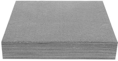 Lote de 20 losas de moqueta autoadhesivas, cuadradas, alfombras, para sala de estar, dormitorio, comedor, oficina, color gris claro