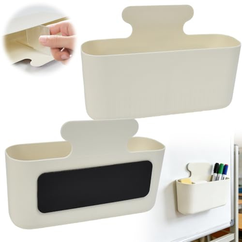 JNEYVIC 2 Stk Stifthalter Magnetisch Marker Halterung Groß Stifthalterung | Magnet Ablage Stifte Magnetische Ablage Whiteboard Stifthalterung Magnet Halterung Stifte , Kühlschrank Schule Büro