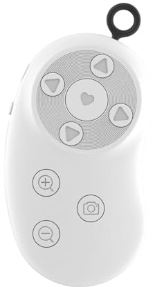 Huasean Control Remoto para Cámara | Inalámbrico Portátil Multifuncional Disparador Fotos | Control de Fotos para Teléfono - para Uso En Coches, Camiones, Barcos, Autocaravanas, Hogar, Dormitorio,