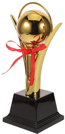 MUELODSIC Coppa di Calcio in Metallo Dorato Premio del Campionato di Calcio e Basket Coppa Premio D’Oro per Tornei Sportivi Giovanili e Competizioni Scolastiche