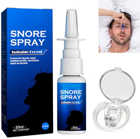 Spray para Detener los Ronquido,Aerosol Antirronquidos,Anti Ronquido Sprays Nasal,Spray de Alivio Ronquidos Eficaz y Portátil