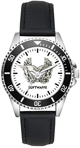KIESENBERG Soldat Geschenk Bundeswehr Artikel Luftwaffe Uhr L-1177