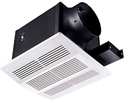 Tech Drive Bathroom Ventilation and Exhaust Fan with Humidity sensor,110CFM 0.8 Sones with 6inch Duct