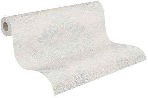 Livingwalls Papier Peint Baroque Metropolitan Stories 2 A.S. Création Alena - St. Petersburg Papier peint intissé 10.05 m x 0.53 m Beige Gris Blanc Fabriqué en Allemagne 379015 37901-5