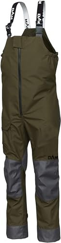 DAM Manitoba XT Lätzchen und Hosenträger, Angelbekleidung, Anglerlätzchen, Unisex, Grün, Double Extra Large