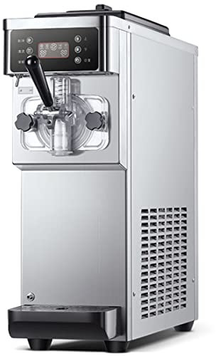 Máquina De Helados Comercial, Fabricante De Helados De 1200 W Profesional, Congelación Rápida Con Un Clic Y Limpieza Automática, Para Tiendas De Bocadillos, Tiendas De Comida Rápida, Supermercados