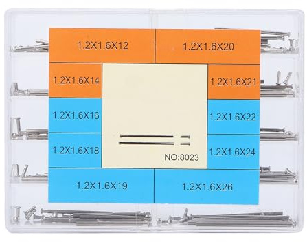 Kit Completo da Orologiaio con Viti per Cinturini, Permi per Tubi e Utensili per la Rimozione di Perini a Pressione Strumenti Professionali per Riparazioni e Manutenzioni di Orologi