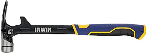 IRWIN Framing Hammer, 24oz Steel Demolition Hammer with Magnetic Nail Starter (IWHT51024)