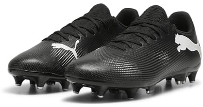 PUMA Men Future 7 Play Mxsg Scarpe da calcio, Puma Black Puma White, 42.5 EU