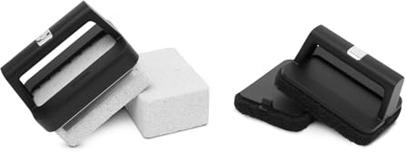 Weber 3400022 6pc Griddle Cleaning Kit, Black | Weber® Griffige Griffe für flache Grillplatten, Fettentfernung und Wartung des Grills im Freien – Grillzubehör-Set