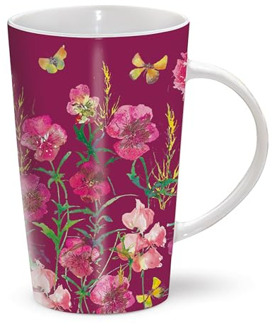 Otter House Sweet Peas & Pansies Mug