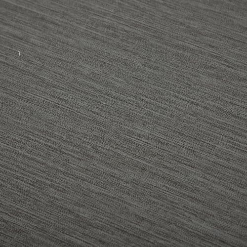 Wachstuch Tischdecke 160 cm rund Anthrazit abwaschbar Leinenoptik fein Struktur rund Gartentischdecke fleckenabweisend