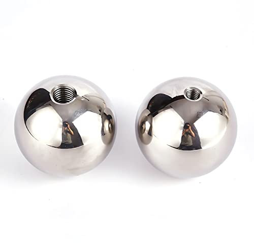 Gewinde-Halbloch-Edelstahlkugeln， 2PCS M3 M4 M5 M6 M8 M10 Gewinde Halbloch Metrische 304 Edelstahl Bohren Kugeln Innengewinde Sackloch 14mm-18mm(15mm*m8)