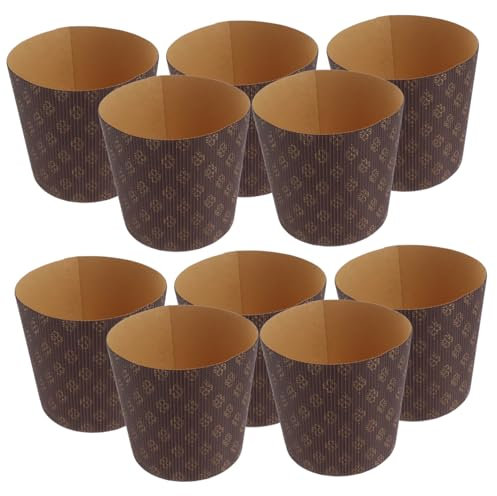Ciieeo 25piezas Papel Para Muffins Antigrasa y Resistente Al Agua Moldes Para Cupcakes y Panettone Pequeño Para Repostería Fiestas y Shower