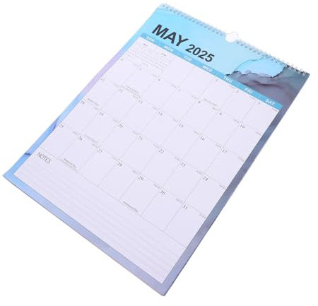SECFOU Wandkalender Großer Monatskalender Mit Spiralbindung Für Büro Und Zuhause Dekorativ Und Praktisch Zur Terminplanung Und Ereignisverzeichnung Platzsparend Und Einfach