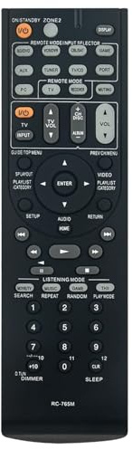 RC-765M RC765M Universal Remote Control Compatible for Onkyo TX-SR608 AV Receiver Remote Controller