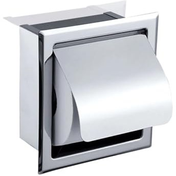 XIEHYA Wandtaschentuchbox Papierrollenhalter aus Edelstahl, moderner Taschentuchhalter, verdeckte, an der Wand montierte Taschentuchbox Für Küche Badezimmer