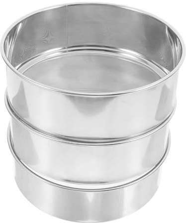 Alipis 3 Piezas Colador de Inoxidable para Filtrado de Cerámica y Pigmentos para y Producción Industrial Diseño Ergonómico y Duradero