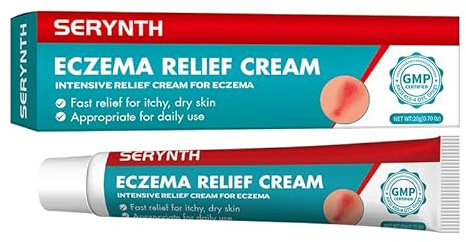 Eczema Cream 20g，Soothes Itchy, Gentle and Relieves Itching, for Dermatitis and Psoriasis, Eczema Cream for Adults