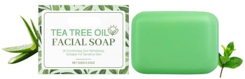 Savon D'arbre À Thé Antifongique, 100g Savon Antifongique Tea Tree | Le Pied De L'athlète, La Tinea, La Teigne Folliculite Jock Démangeaisons Pour L'acné Du Visage Et Du Corps