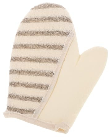 Flax Bath Scrubbing Mitt Exfoliating Glove for Chest and Back | Lightweight Skin Cleansing, Comfortable Use Experience, Dormitories and Families, Body Scrub Use