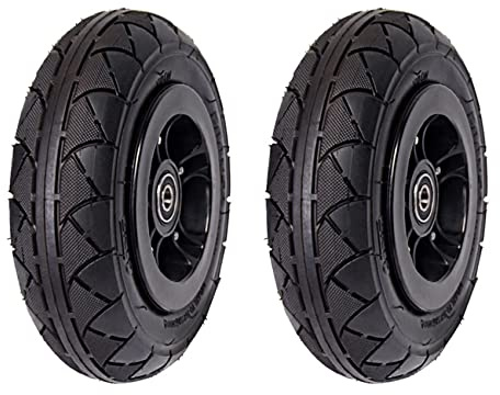 Luoilba 2Stck 8 Offroad Rad Pneumatischer Gummi Alle GeläNde Kit für DIY Skateboard/Roller/ROTIEREND