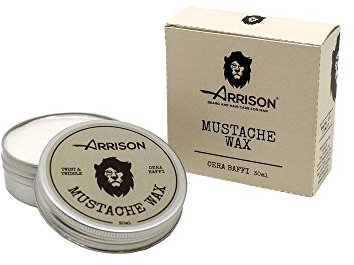 ☆ARRISON® BEARD ☆ Cera Barba e Baffi 30ml - Mustache Wax 100% Made In Italy - Modella e Definisce Baffi e Barba con Tenuta Perfetta - Ottima per Creare Stili Creativi e Ben Definiti