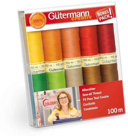 Gütermann creativ Nähfaden-Set mit 10 Spulen Allesnäher 100 m in Inges Lieblingsfarben