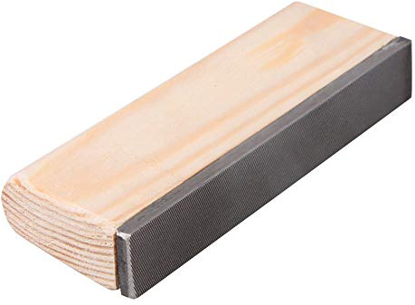 Bnineteenteam Guitar Fret Beveling Feile Guitar Fret Feile Edge Trimmen Guitar Repair Tool für Gitarre Bass Ukulele Banjo Mandoline(L) Musikinstrumentenzubehör