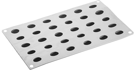 Pavoni Stampo per olive, silicone, argento, forma irregolare
