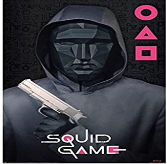 Pyramid Squid Game Poster Mask Man