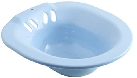 Housoutil Sitzbad Sitzbadewanne Toiletteneinsatz Toilette Einsatz Bidet Bidetbecken Bidet Insert Becken für Schwangerschaft Wochenbettpflege Episiotomie ?ltere Menschen H?morrhoidenbehandlung