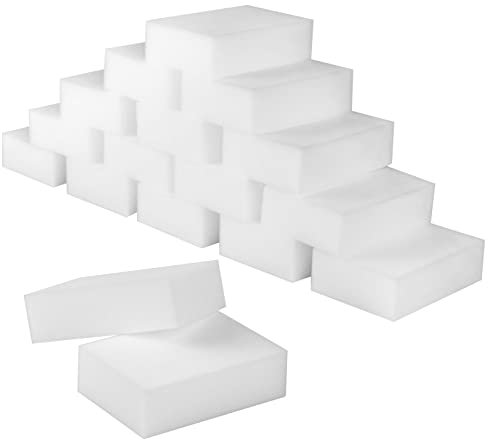 LOLYSIC 50 spugnette magiche 100 x 60 x 20 mm, Cancellare, smacchiare, Pulire la Cucina, spugne per la Pulizia dell'auto, Accessori da Cucina