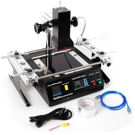Infrarot Rework Station mit LED Display, Lötstation, Lötstation Entlötstation Rework Station IR6500 IR IRDA Welder Infrared SMT SMD BGA Rework Station Löten 800W