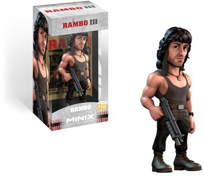 MINIX - Movies #110 - Rambo - Rambo III mit T-Shirt - Sammelfigur 12 cm