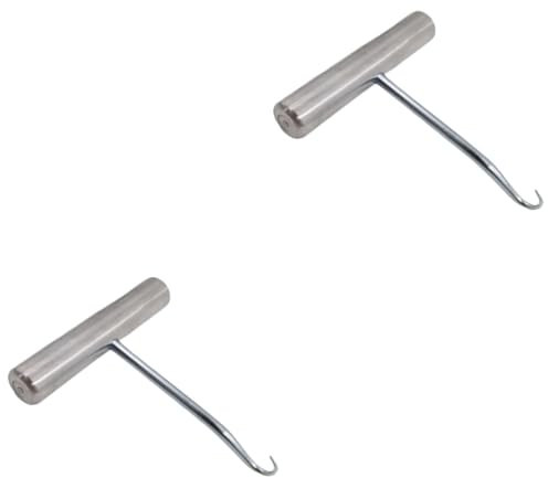 DIYEAH 2stücke Tennis Racket String Puller Und Stringing Hook Tool Praktisches Werkzeug Für Präzises Bespannen Von Tennis Und Badmintonschlägern Für -anwendungen