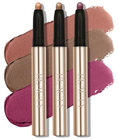 Beauty Searcher Lidschatten Stick Matt Schimmer Lidschattenstift Crayon Glatter wasserfester pigmentierter cremiger Lidschattenstift Augenaufheller Hervorhebungsstift Augenmakeup (#D Satz (06-07-08))