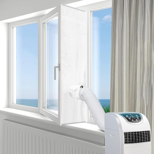 AOUQEE Joint de climatisation de fenêtre, kit de fenêtre pour climatisation mobile, 300 x 45 cm