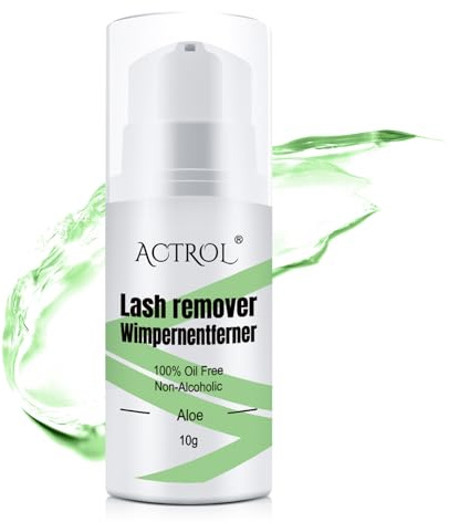 ACTROL Lashes Glue Remover 10g Paste Portable Low Irritation Paste für empfindliche Haut Individuelle Wimpern Kleber Reiniger Aloe