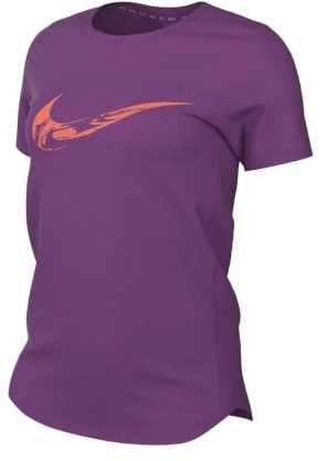Nike One Dri-Fit FV6373-518 Camiseta de Correr de Manga Corta con Gráfico (Mujer), Fucsia Caliente/Beyond Pink FV6373-518,