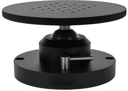 Tavolo con Giunto Universale Manuale, Piattaforma Inclinabile Regolabile a 360° (0-45°), Lega di Alluminio + Acciaio
