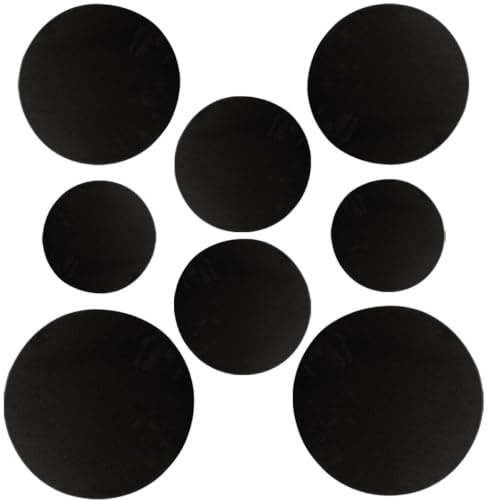 LOLIPPYY 8 Stück Teiliges Drum Dämpfer Pad aus Schallabsorbierendem Wiederverwendbar Leichte Silent Drum Matte für Präzise und Geräuscharmes Schlagzeug Üben