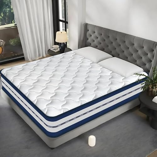 Luxus Matratze 140x200 cm Härtegrad H3, Ergonomische 7 Zonen Kaltschaummatratze Latex-Matratze, Öko-Tex Zertifiziert Matratzen Höhe 25 cm, Rückenentlastende, Hypoallergen, Atmungsaktiv, Dauerhaft