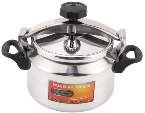 Asixxsix Pentola a Pressione in Alluminio, Pentole a Pressione Antideflagranti Pentole per a Gas Elettriche a Piano Piatto (7L)